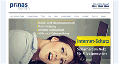 Desktop Screenshot of prinas.de
